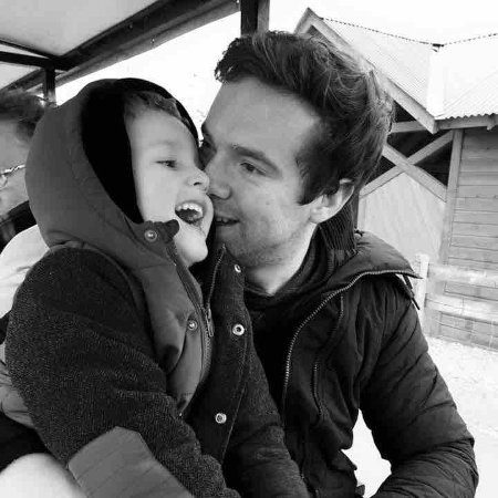 Jay with his son